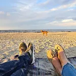 Hafenidyll 46 - Exklusiv Am Yachthafen Mit Zwei Baedern - Traumhafte Sonnenuntergaenge Inklusive דירה