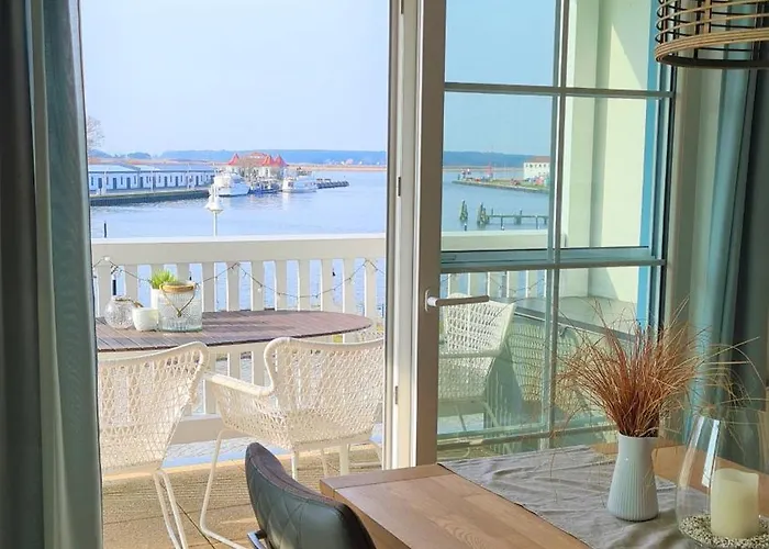 Hafenidyll 46 - Exklusiv Am Yachthafen Mit Zwei Baedern - Traumhafte Sonnenuntergaenge Inklusive Apartman *